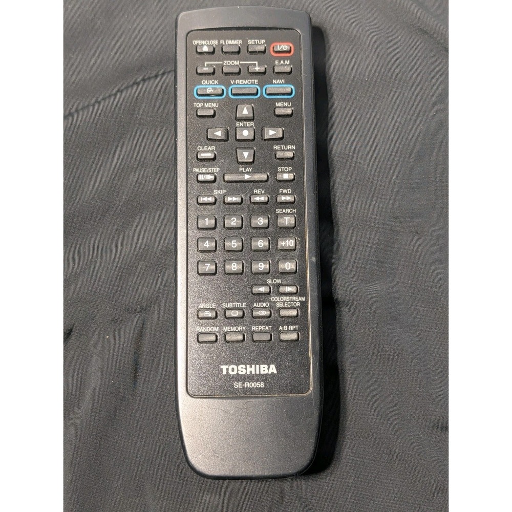 Toshiba‎ Se-R0058 Remote Control Pre-Owned in Good Working Condition